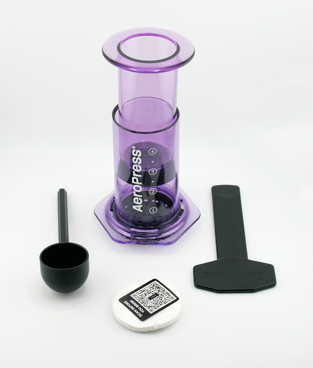 Заварник для кави AeroPress Clear Purple photo 2